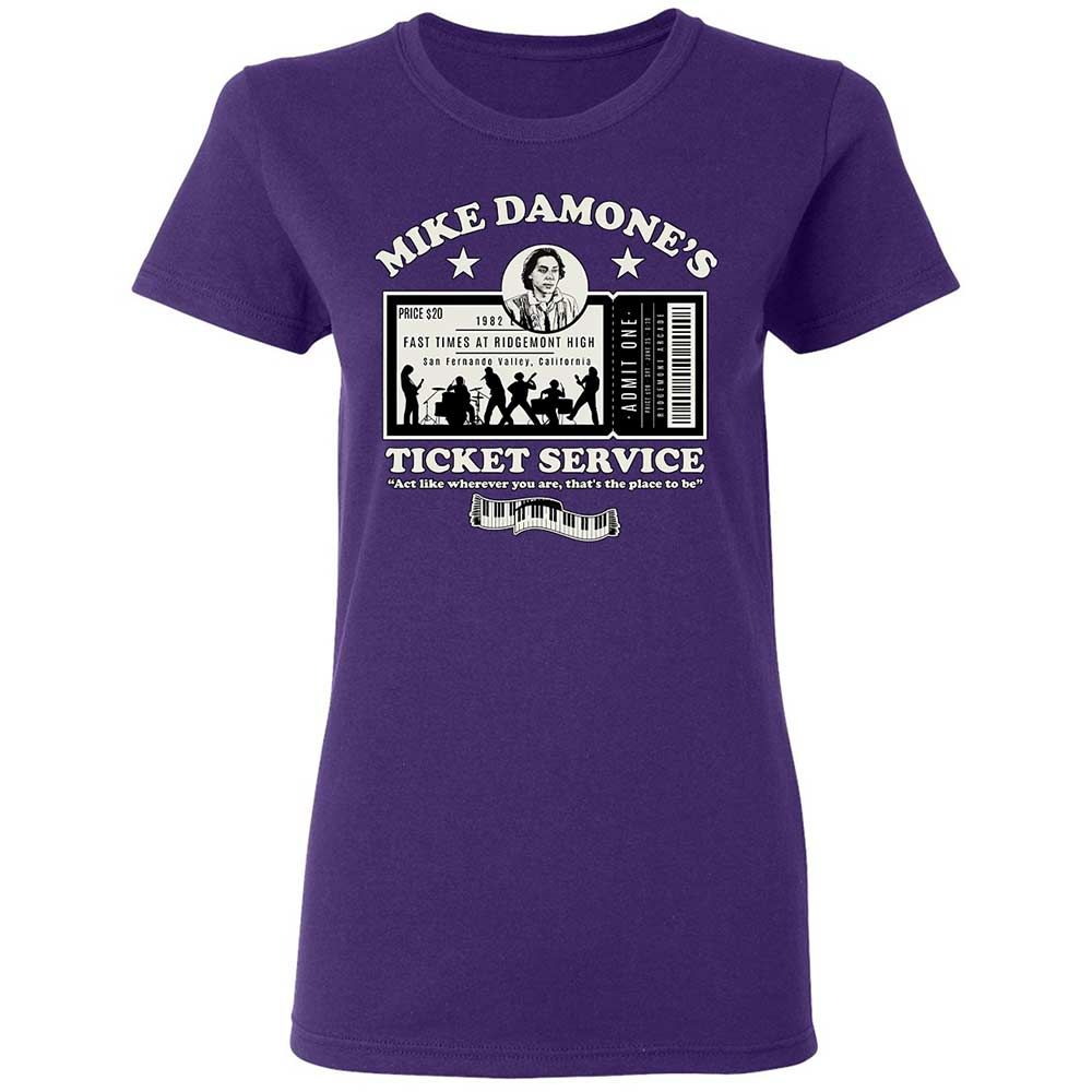 Damone's Ticket Service - Purple - 10