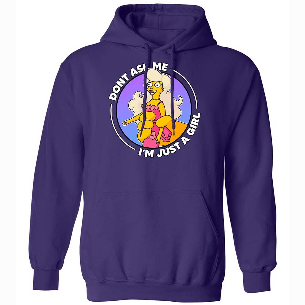 Don't Ask Me I'm Just A Girl - Purple - 10