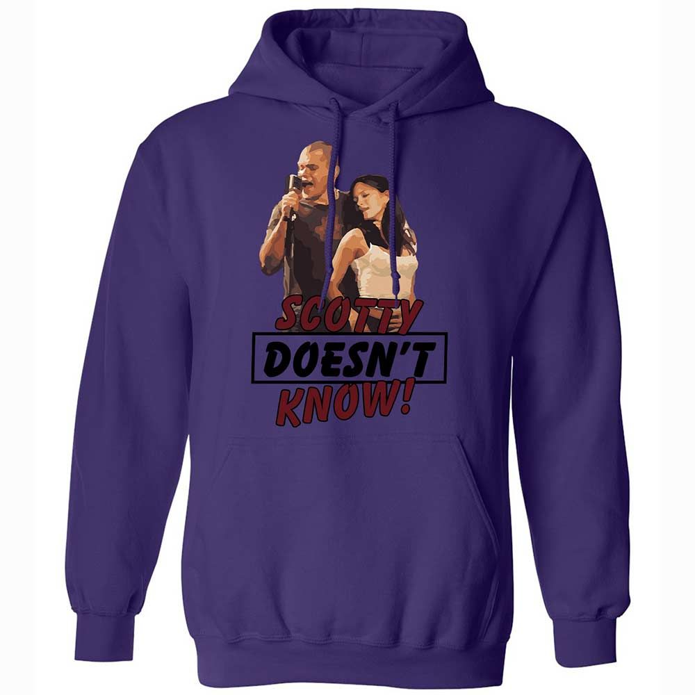 He Doesn't Know - Purple - 10