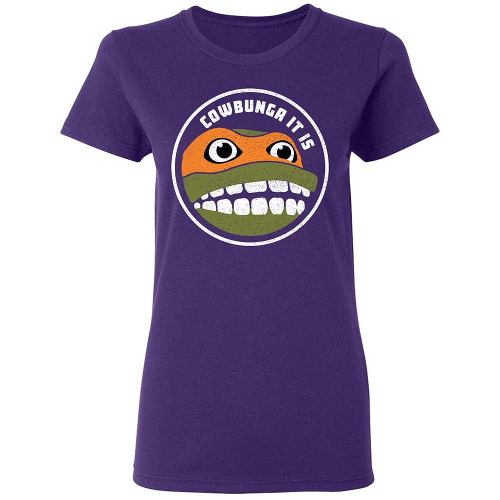 Women's T-Shirt - P1ZZEAFT - Purple - 10