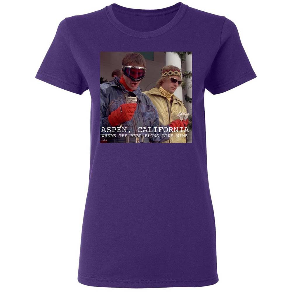Women's T-Shirt - A6J6ZP1J - Purple - 10