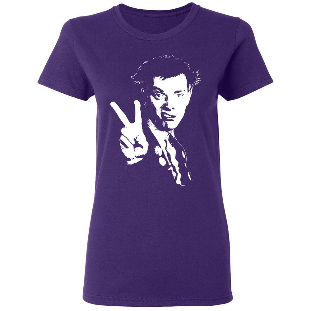 Women's T-Shirt - Black - Purple - 10