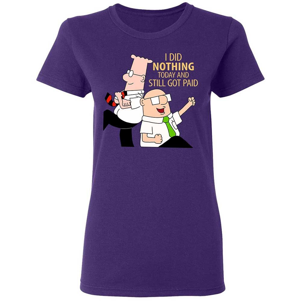 I Did Nothing and Still Got Paid - Purple - 10
