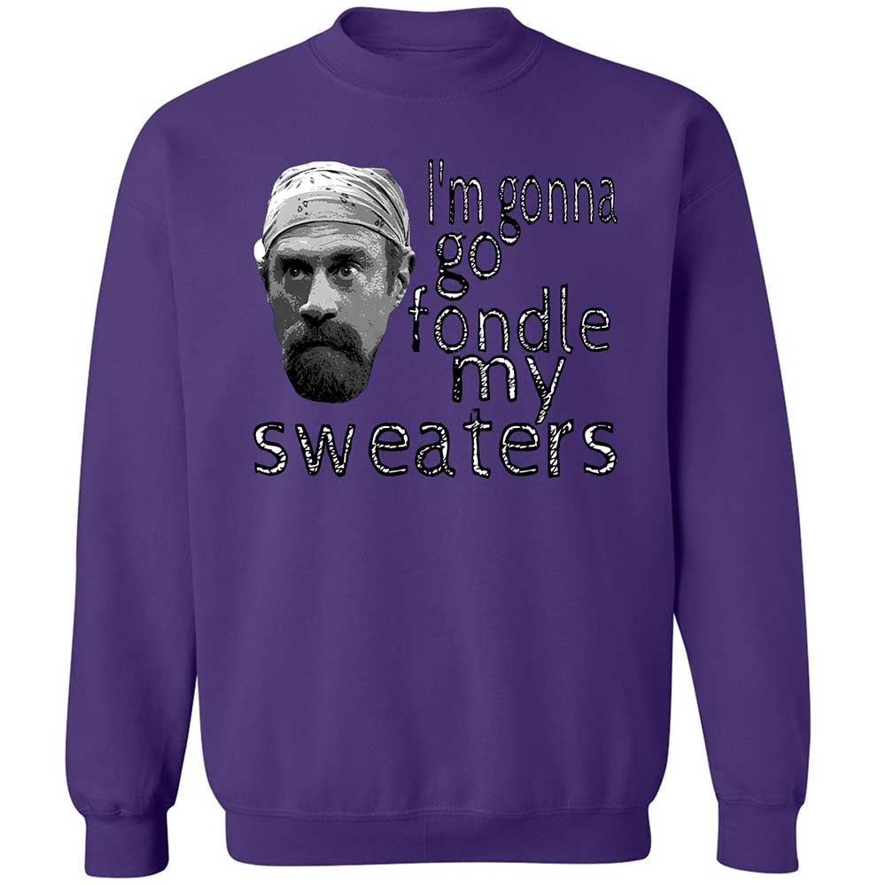 Fondle my sweaters - Purple - 10