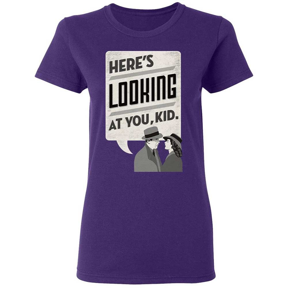 Here's Looking at You Kid - Purple - 10