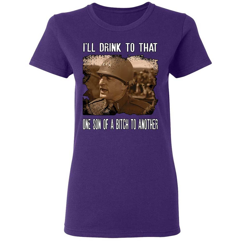 Women's T-Shirt - A4LZNYUJ - Purple - 10