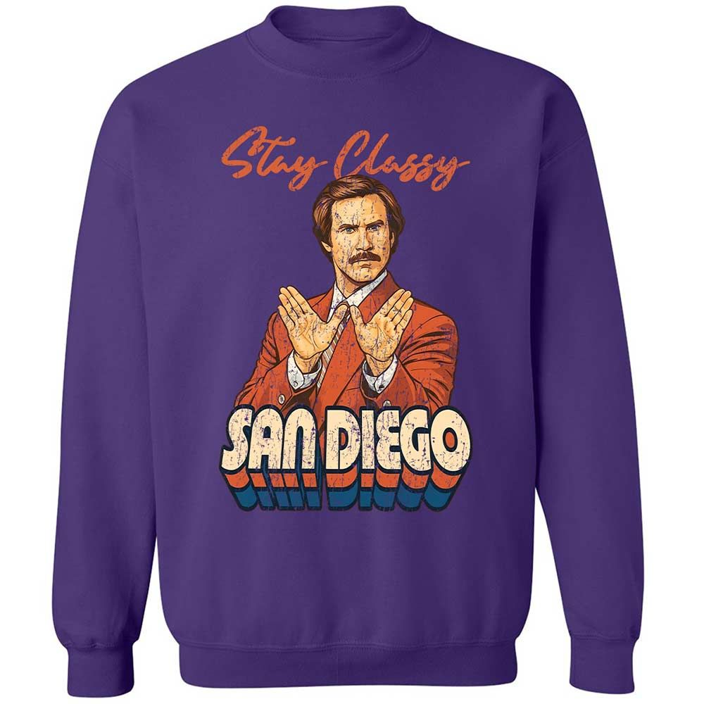 Classic Unisex Sweatshirt - RGX8N8GR - Purple - 10