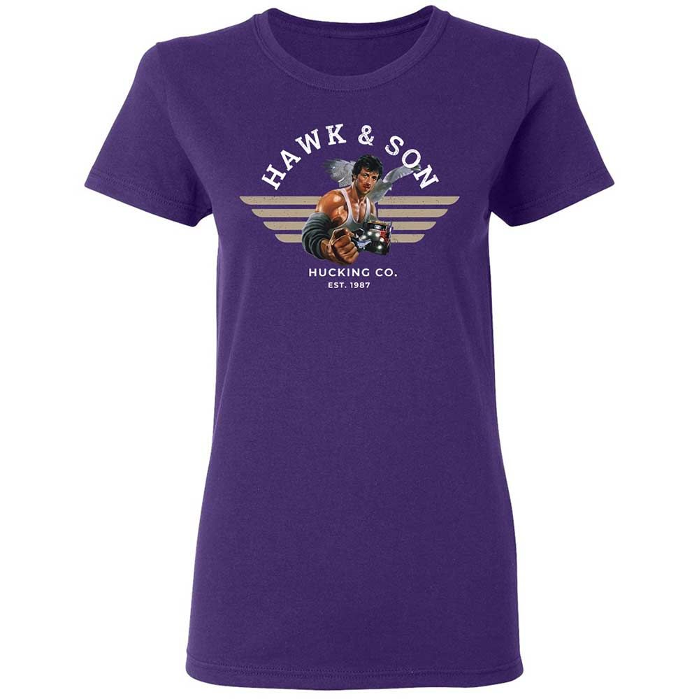 Women's T-Shirt - ZBUFW4RR - Purple - 10