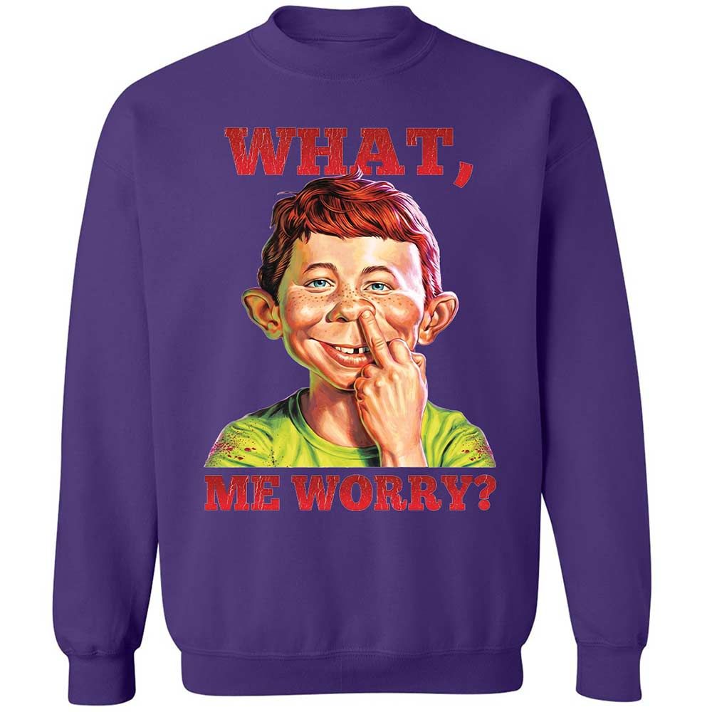 What, me worry - Purple - 10