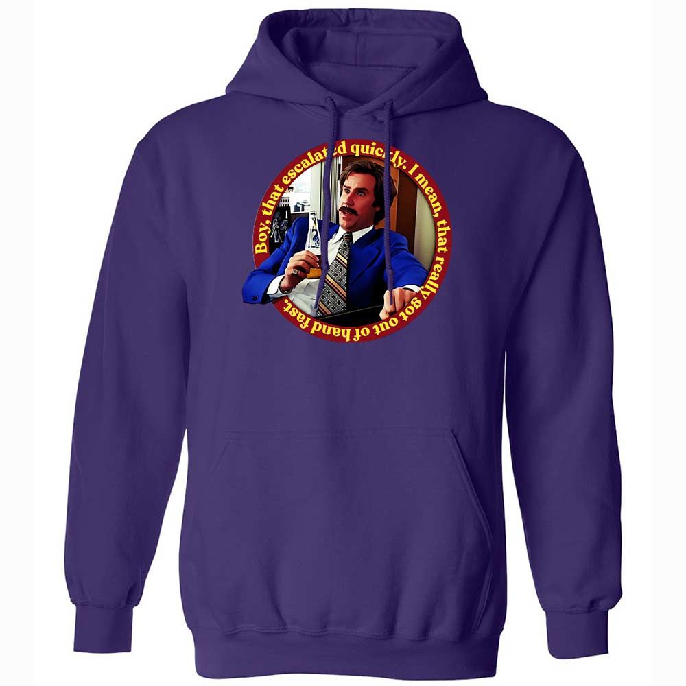 Classic Unisex Hoodie - LG9LUTZF - Purple - 10