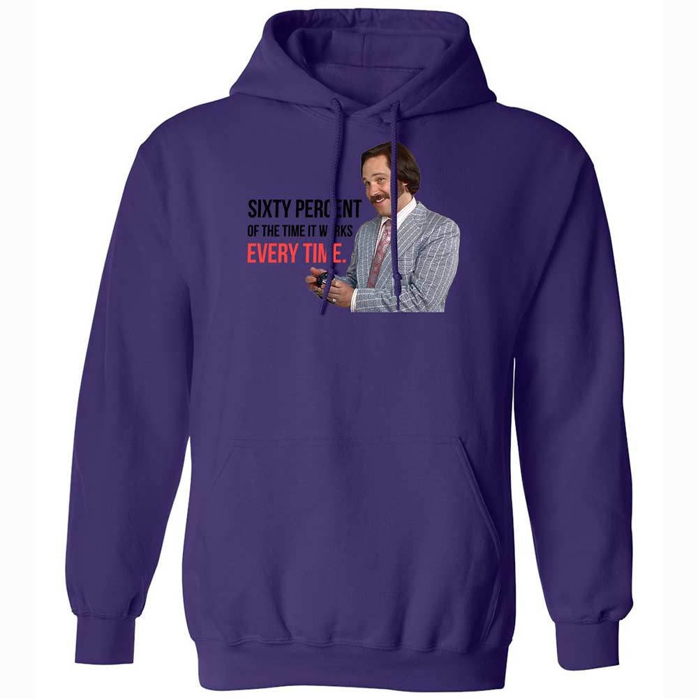 Classic Unisex Hoodie - H1BVRE1T - Purple - 10