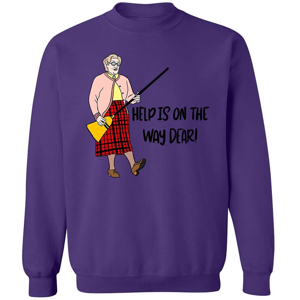 Help is on the way dear - Purple - 10