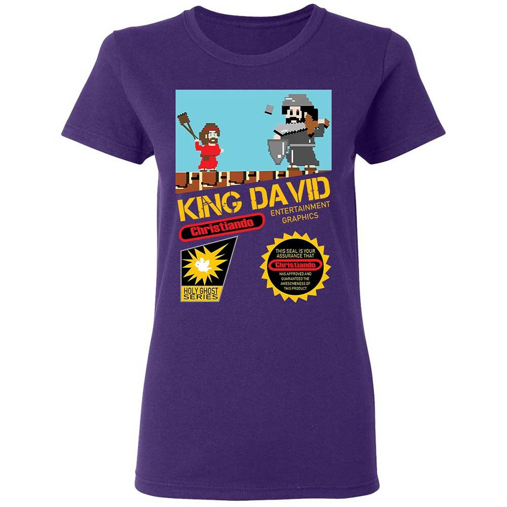David Vs Goliath Cool Christian - Purple - 10