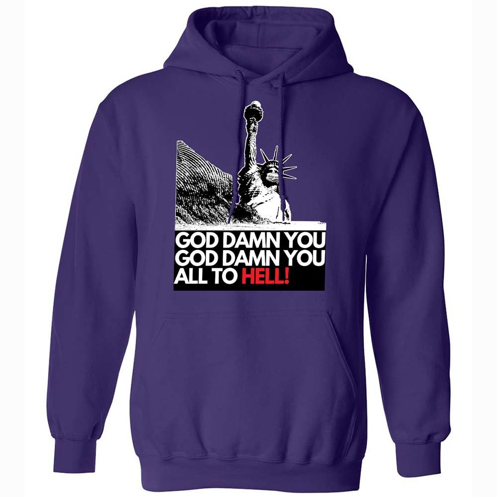 God damn you all to hell! - Purple - 10