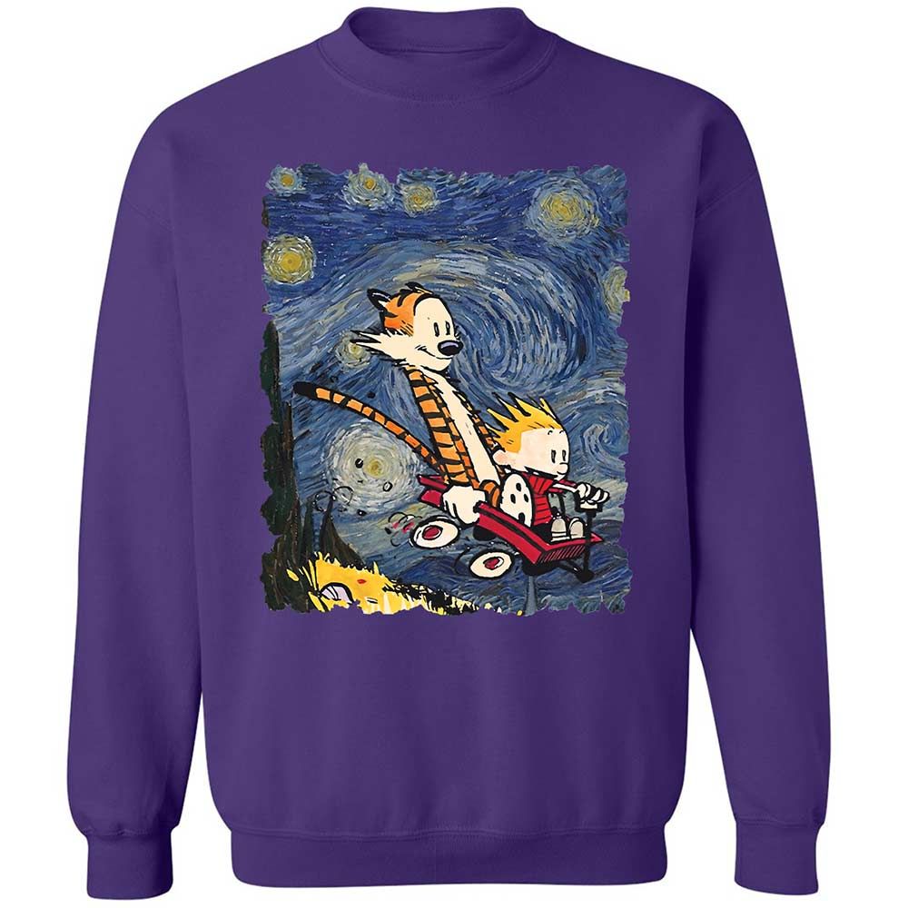 Classic Unisex Sweatshirt - Y93X5CBR - Purple - 10