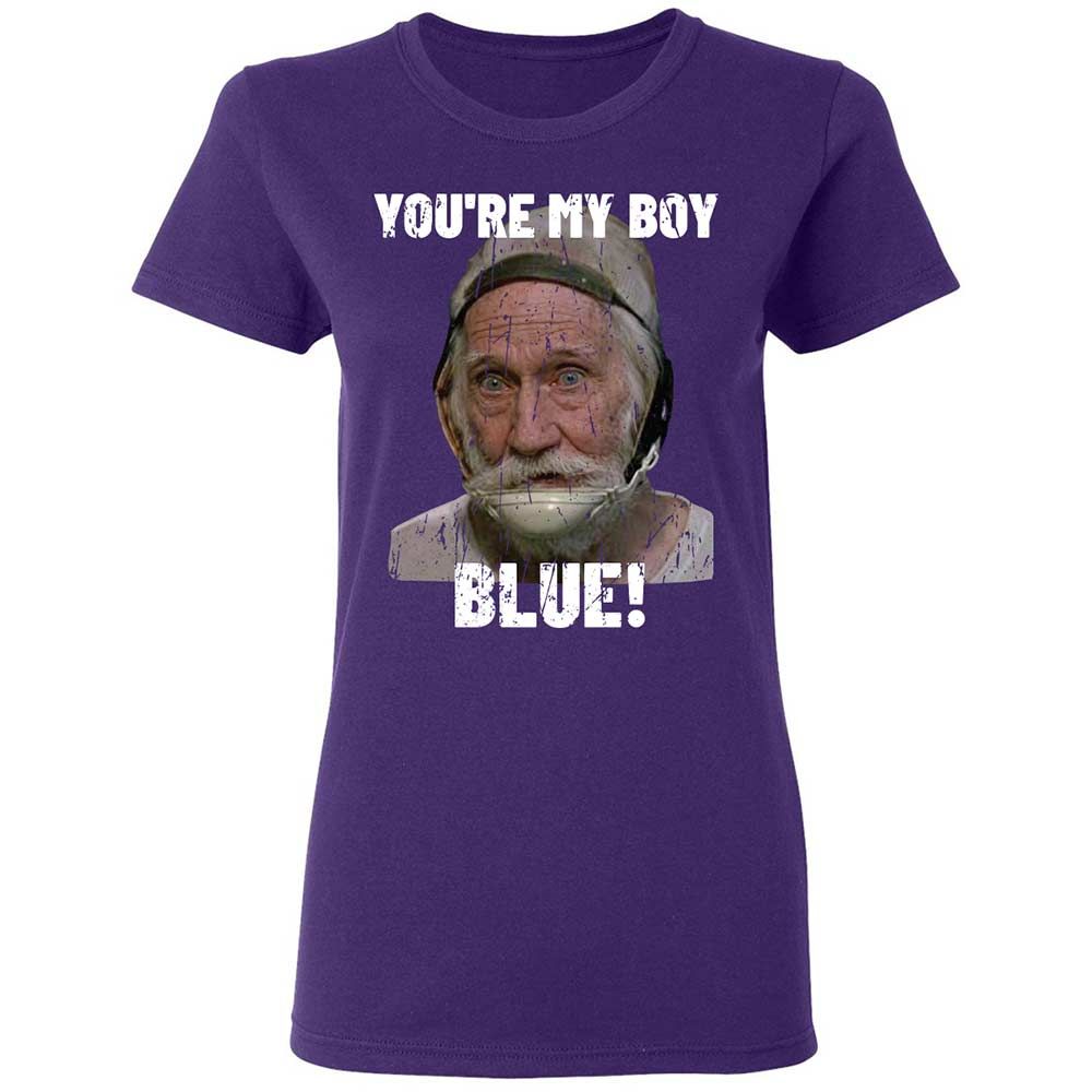 Women's T-Shirt - L597H7HF - Purple - 10
