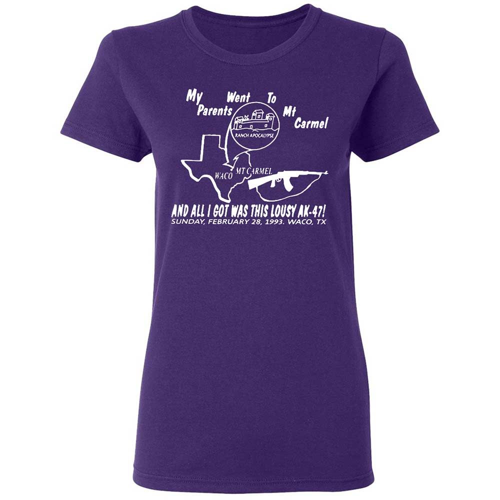 Women's T-Shirt - KSEZ94CD - Purple - 10