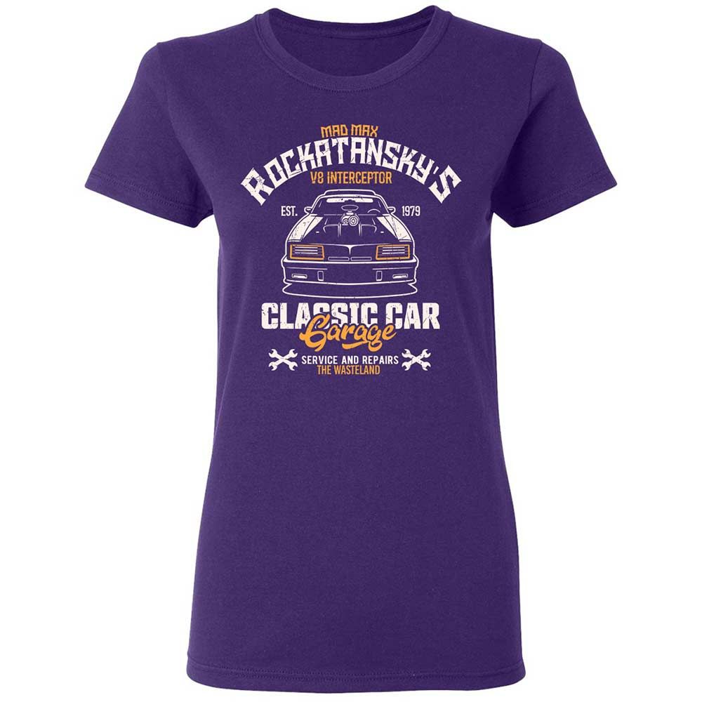 Women's T-Shirt - Q2YA5U87 - Purple - 10