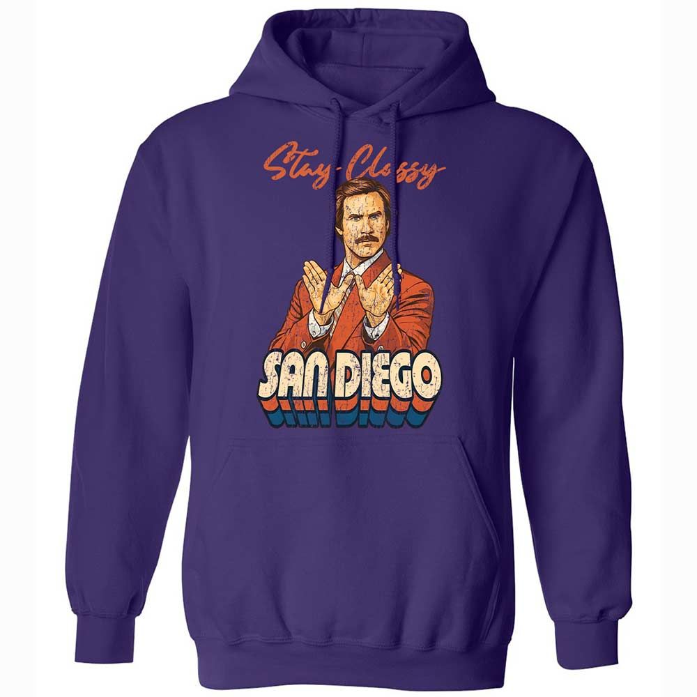Classic Unisex Hoodie - V8HKDPXP - Purple - 10