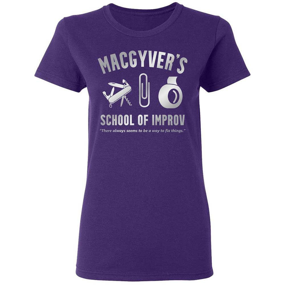 Women's T-Shirt - UEH5DKUQ - Purple - 10