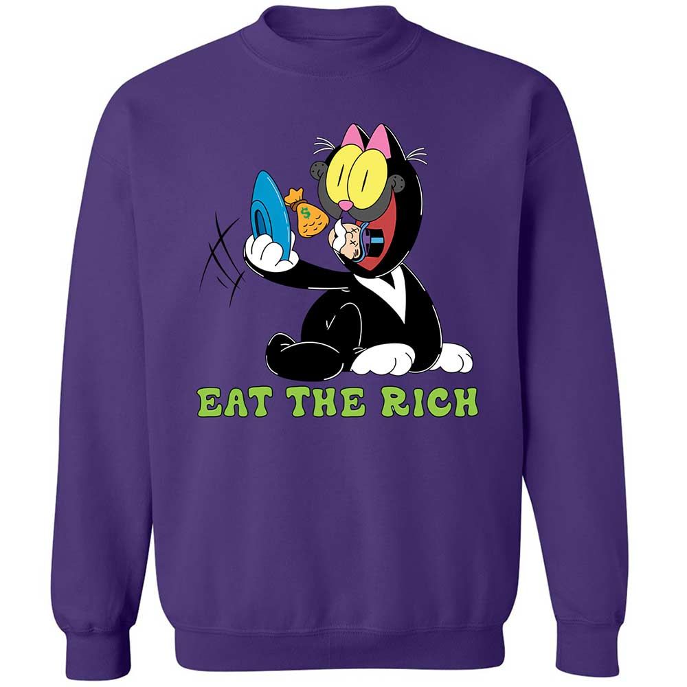 Classic Unisex Sweatshirt - HKH4A8VL - Purple - 10