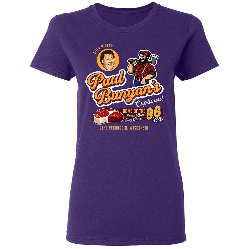 Women's T-Shirt - AJGPF7ZV - Purple - 10
