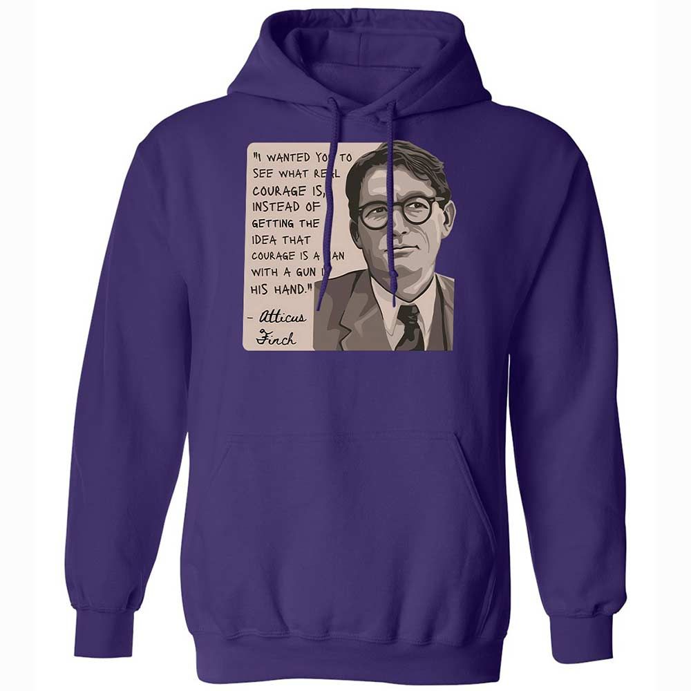 Real Courage Quote - Purple - 10