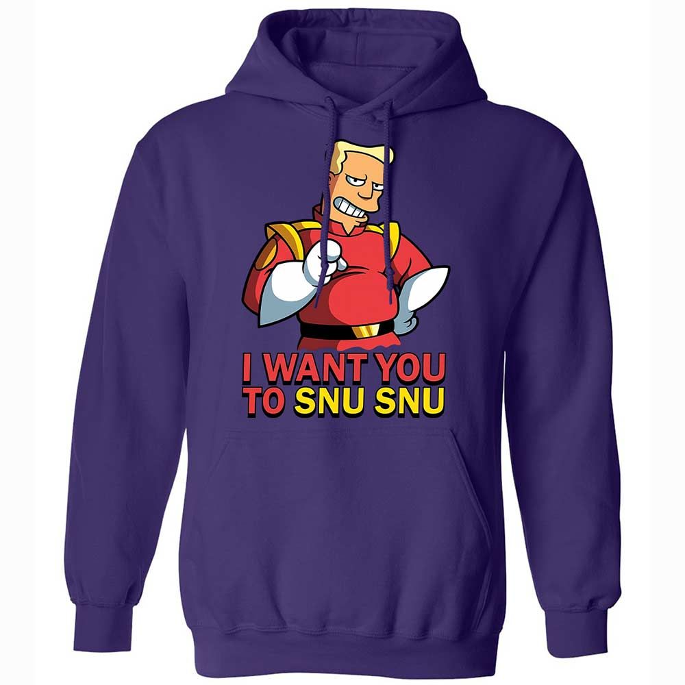 Classic Unisex Hoodie - BUMWNBCK - Purple - 10