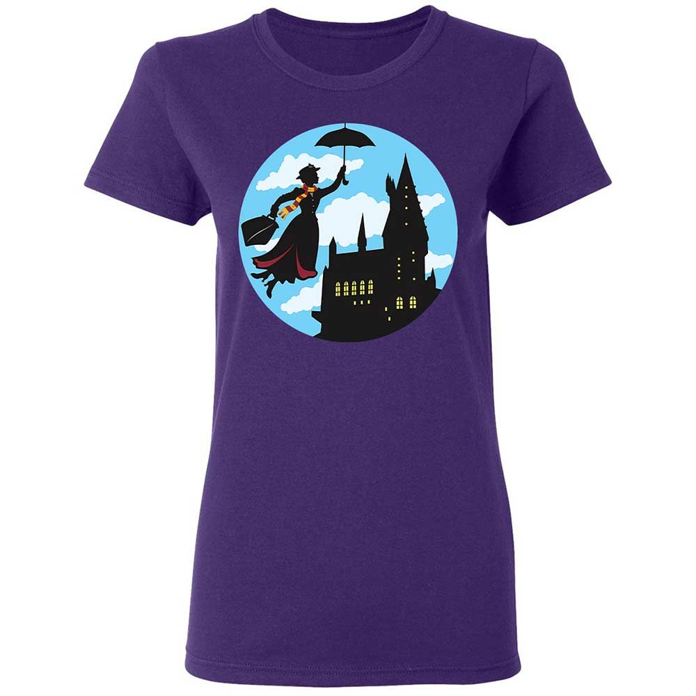 Women's T-Shirt - Y5ZVPCZF - Purple - 10
