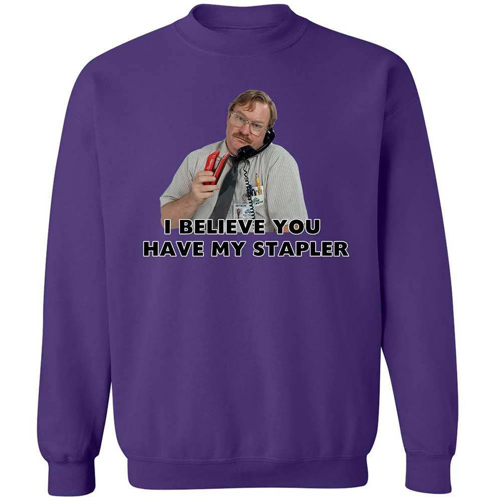 I believe you have my Stapler - Purple - 10
