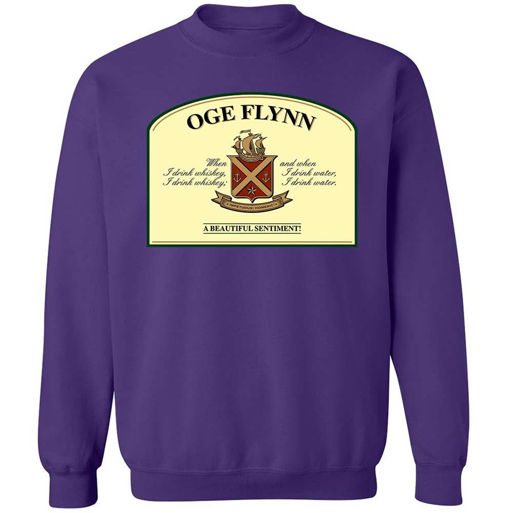 When I drink whiskey, when I drink water - Purple - 10