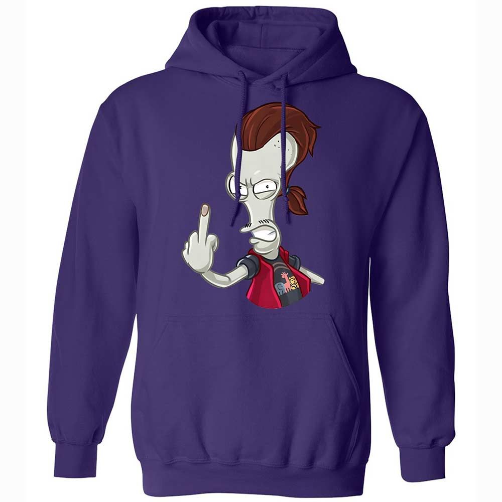 Classic Unisex Hoodie - UF1L7RK8 - Purple - 10