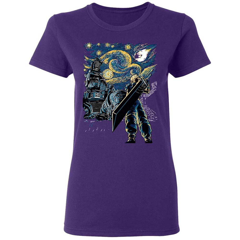 Women's T-Shirt - 9A5J4Q7X - Purple - 10