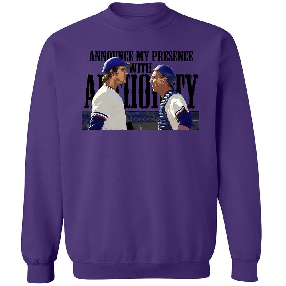Announce my presence with authority - Purple - 10