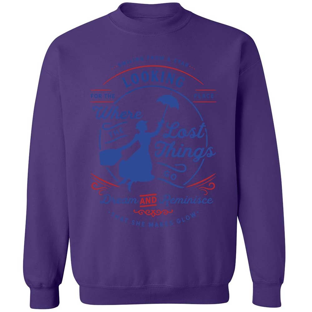 Classic Unisex Sweatshirt - YL8UM82D - Purple - 10