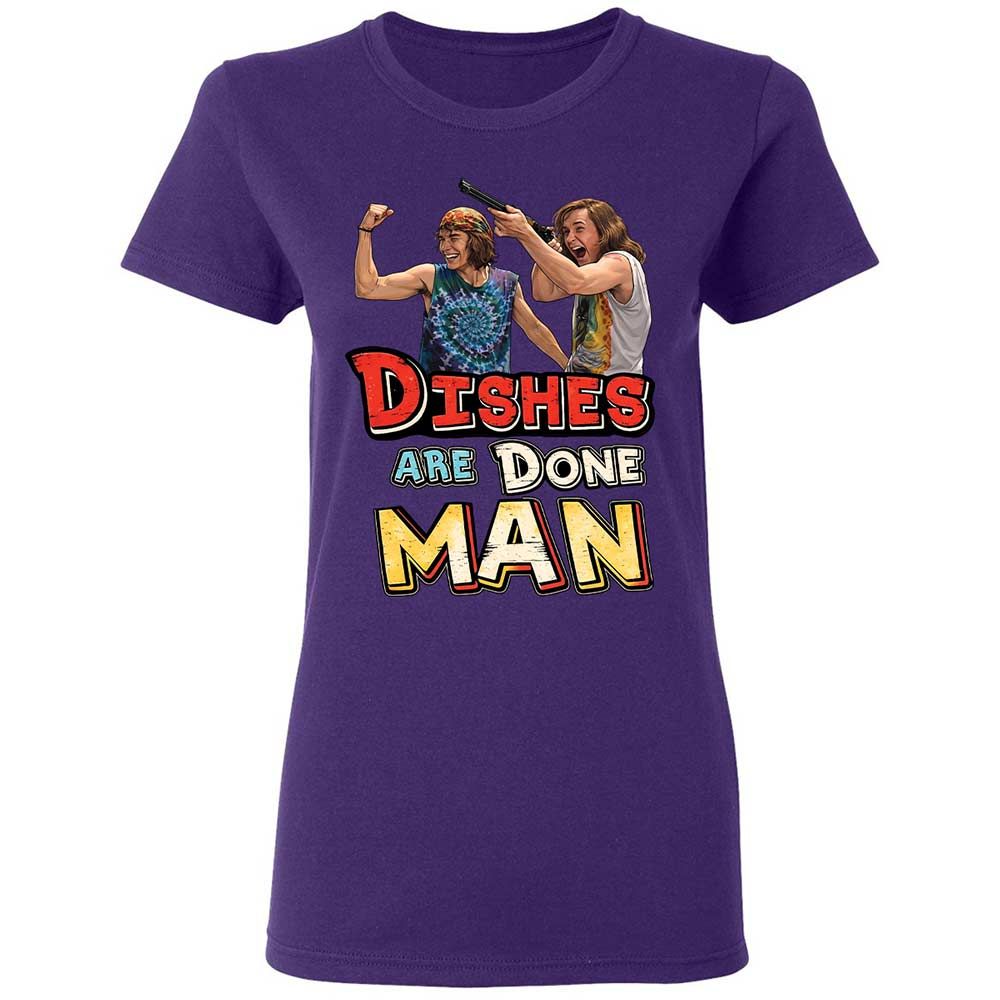 Women's T-Shirt - 6UH5BFQH - Purple - 10