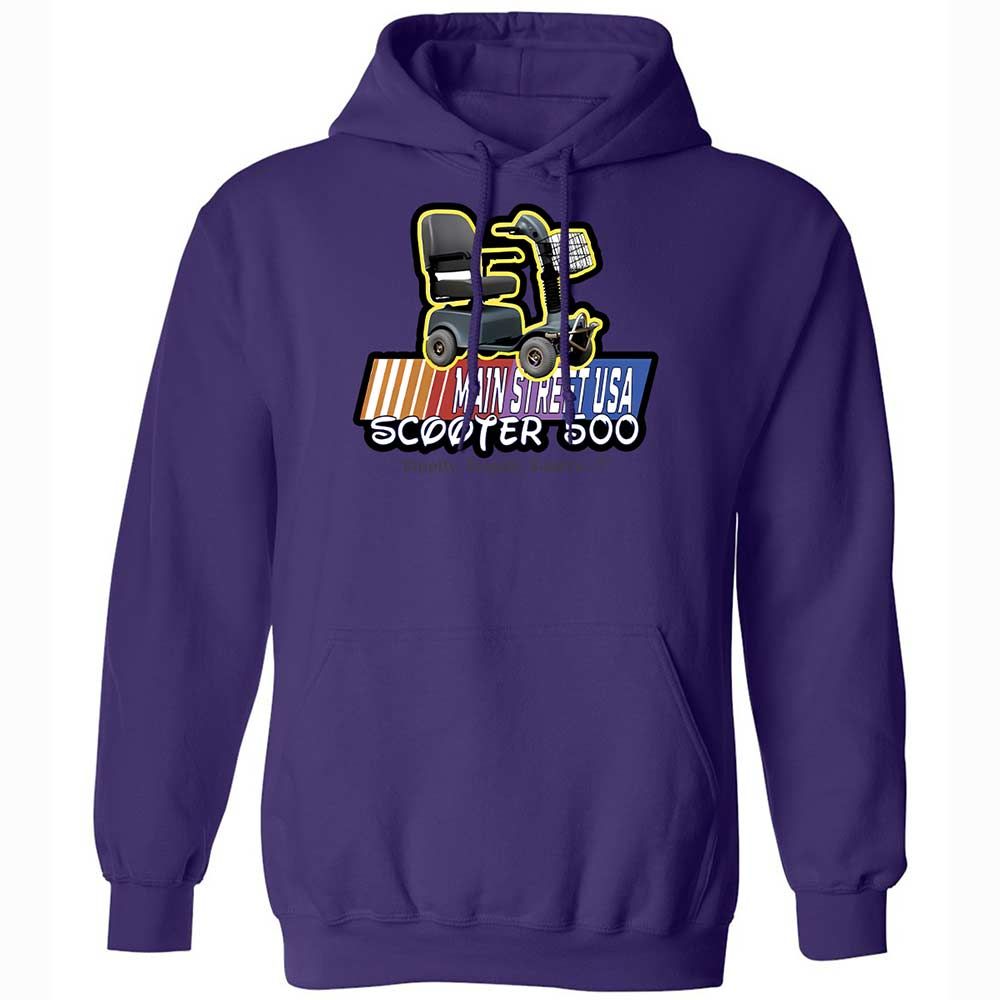 Classic Unisex Hoodie - 3PDCHASF - Purple - 10