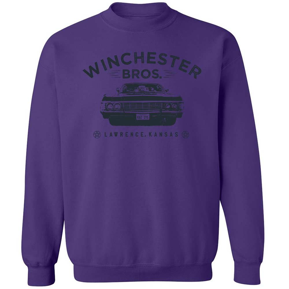 Classic Unisex Sweatshirt - 5H33U7FQ - Purple - 10