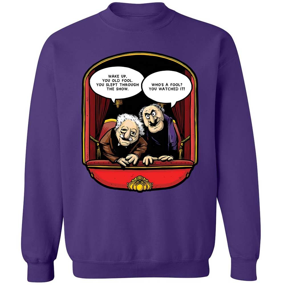 Statler and Waldorf (Wake Up) - Purple - 10