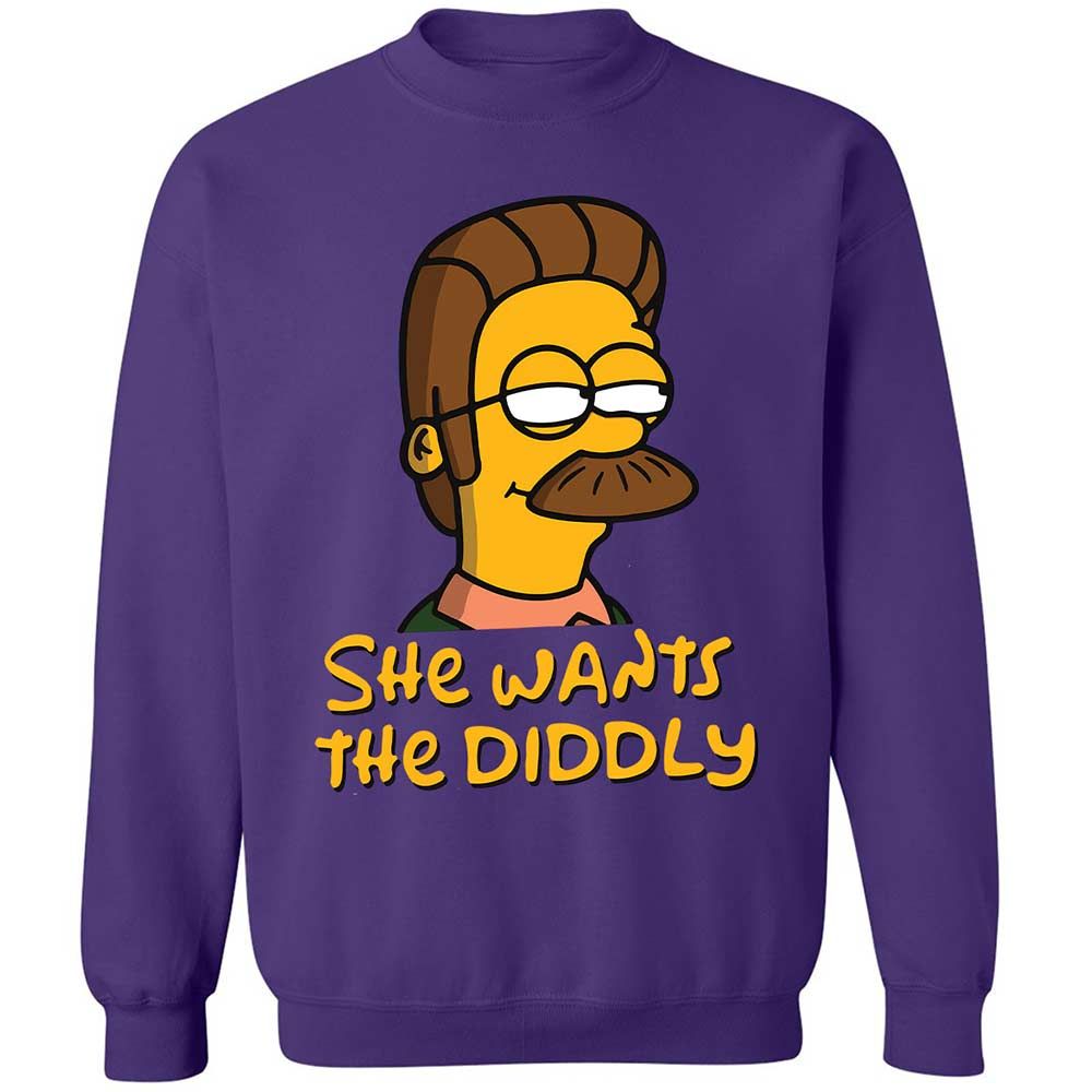 She Wants The Diddly - Purple - 10
