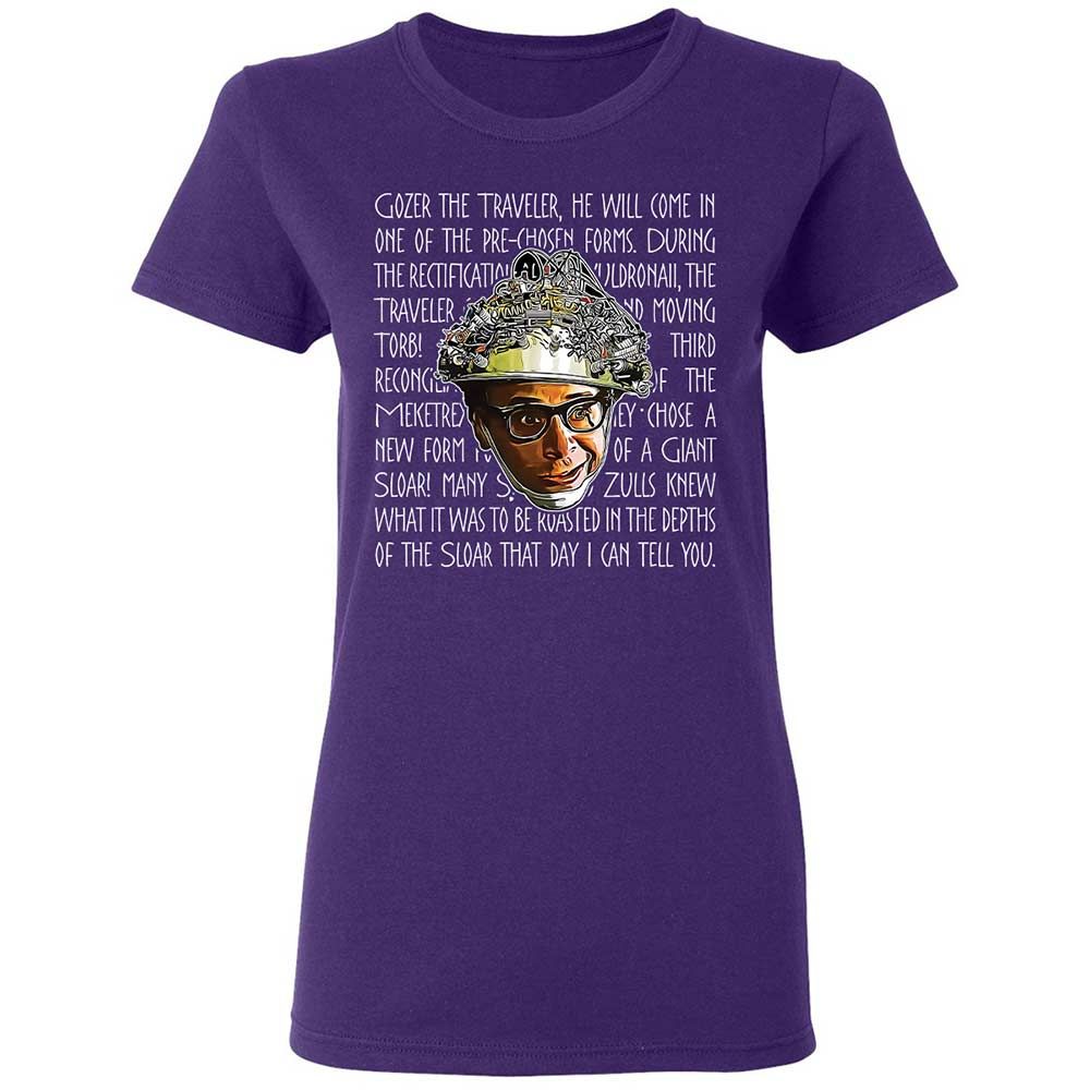 Women's T-Shirt - AZ7BSDN6 - Purple - 10