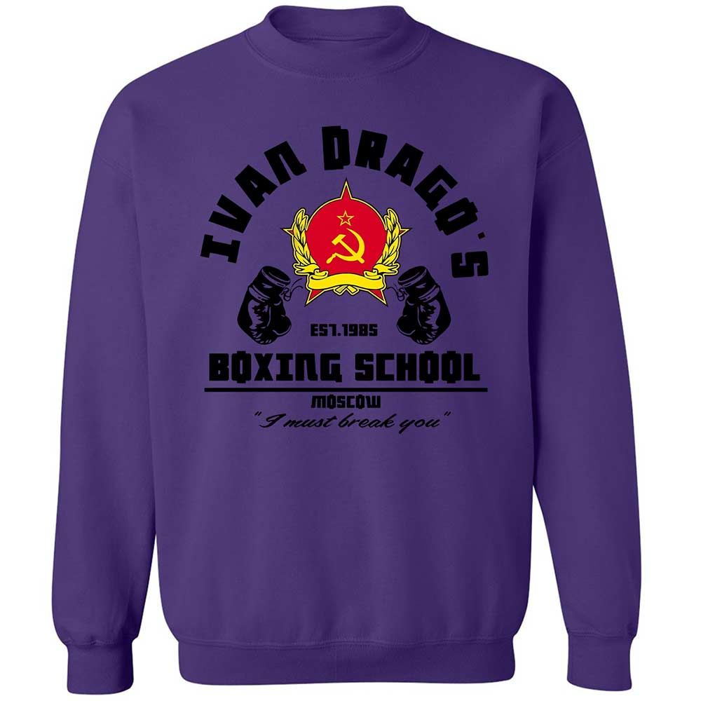 Classic Unisex Sweatshirt - C7DA8UDX - Purple - 10