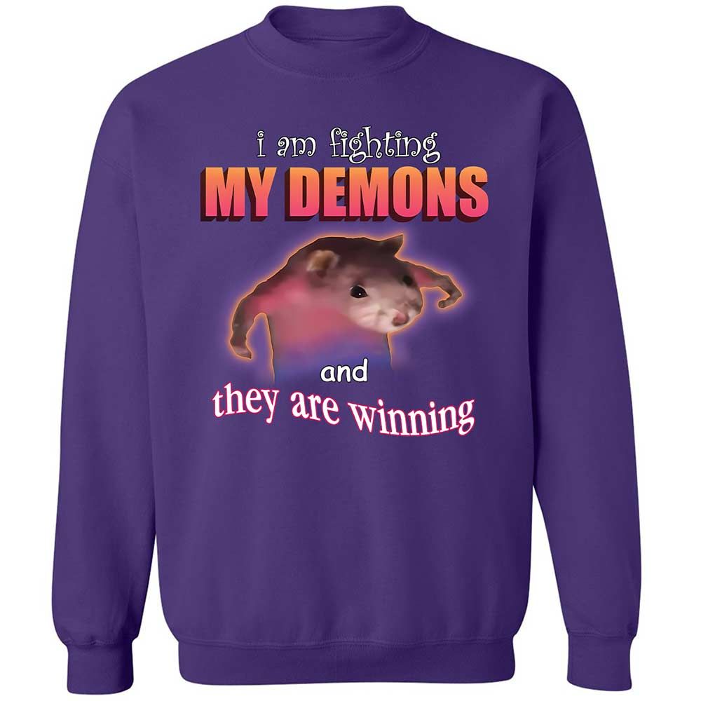 I'm fighting my demons - Purple - 10