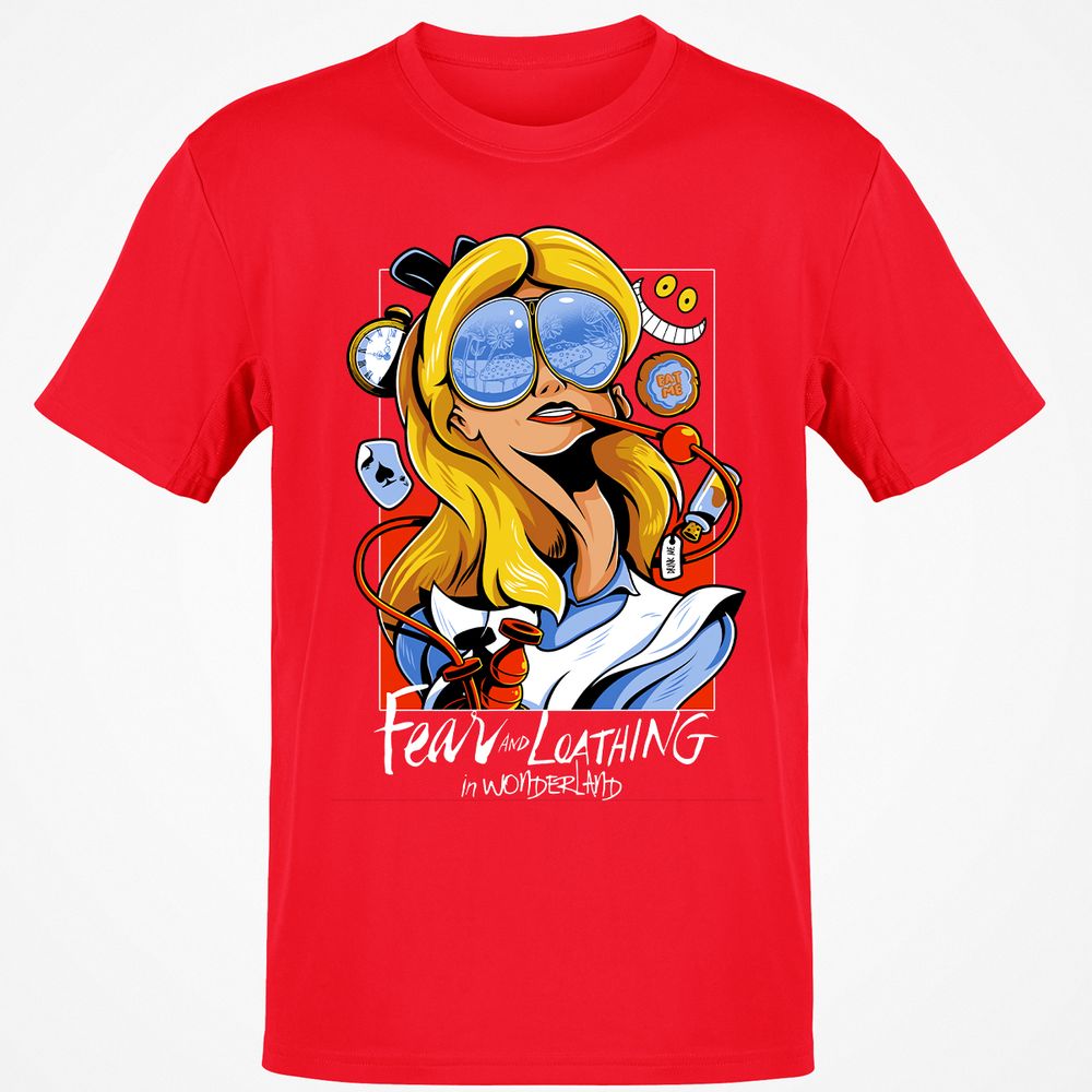 Classic Unisex T-Shirt - UAMBNU4W - Red - 10