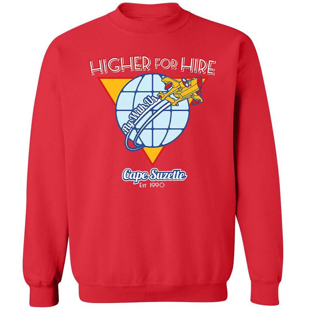 Higher For Hire - Red - 10