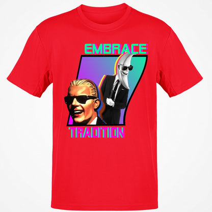 Classic Unisex T-Shirt - MTHSYRHG - Red - 10
