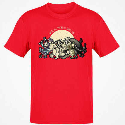 Classic Unisex T-Shirt - 4MJDSNHS - Red - 10