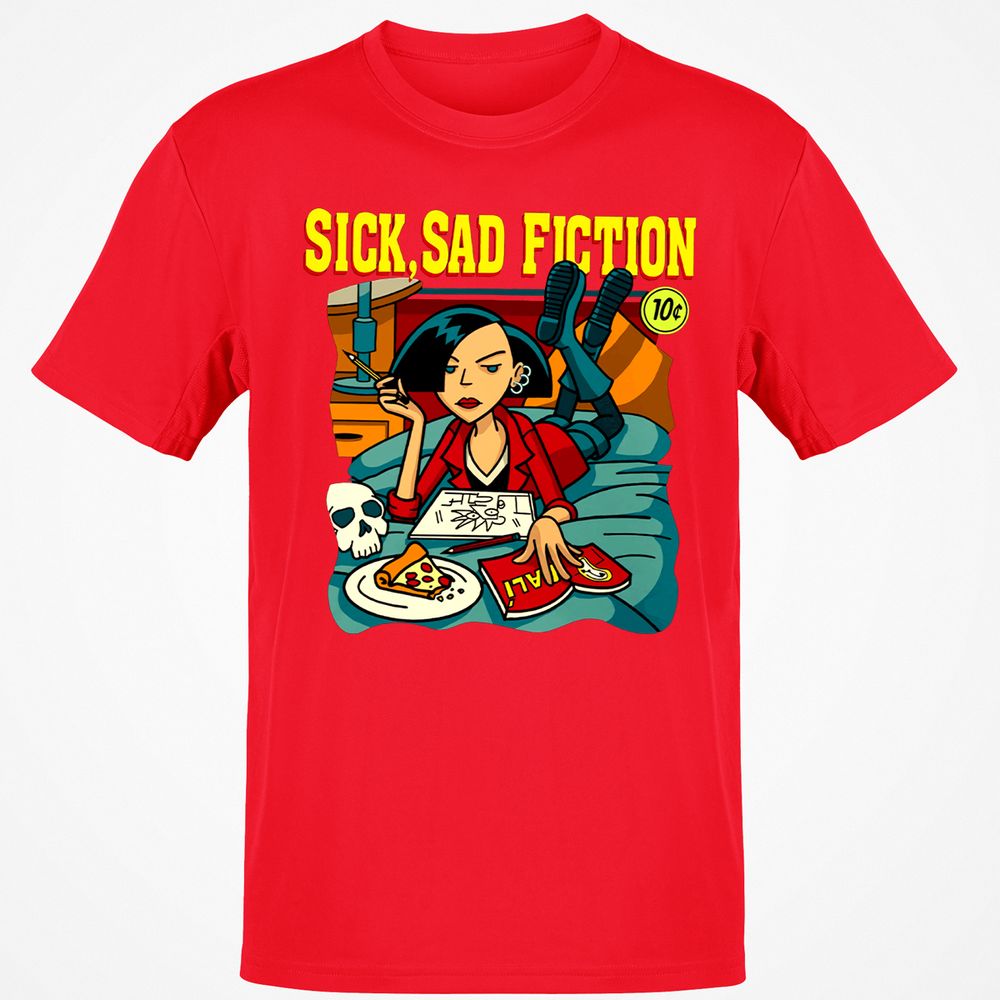 Classic Unisex T-Shirt - 9879KHFF - Red - 10