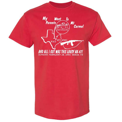 Classic Unisex T-Shirt - 1P2TVSZY - Red - 10