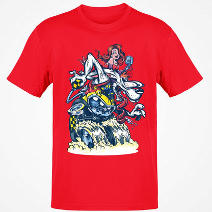 Classic Unisex T-Shirt - K5M91HM3 - Red - 10